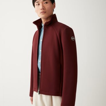 Straight unpadded wool jacket