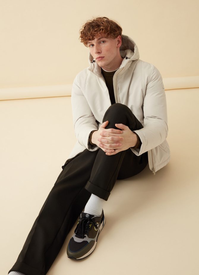Jacket with Recycled Essentials hood - Image 3