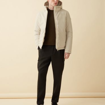 Jacket with Recycled Essentials hood