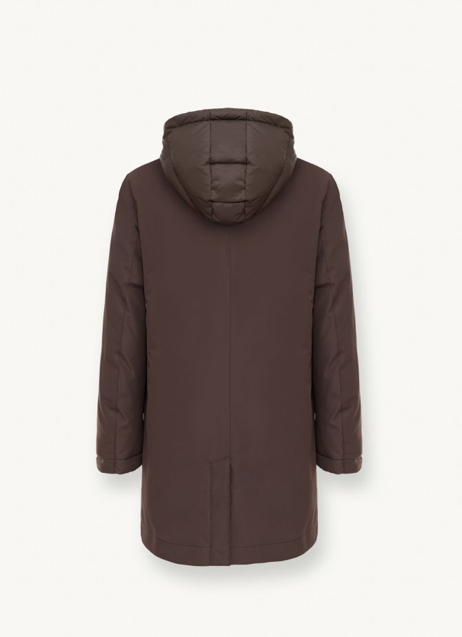 Recycled Essentials parka with hood - Image 7