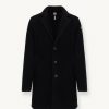 Wool coat with nylon inserts - Image 4