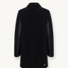 Wool coat with nylon inserts - Image 5