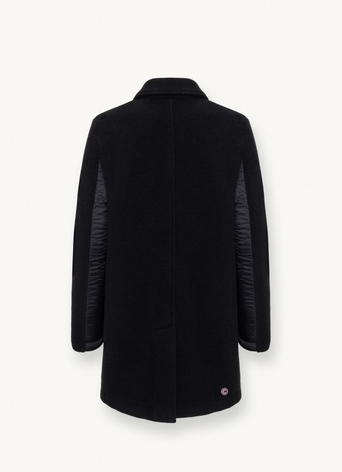 Wool coat with nylon inserts - Image 5