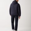 Quilted-effect down jacket with hood - Image 3
