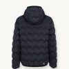 Quilted-effect down jacket with hood - Image 5