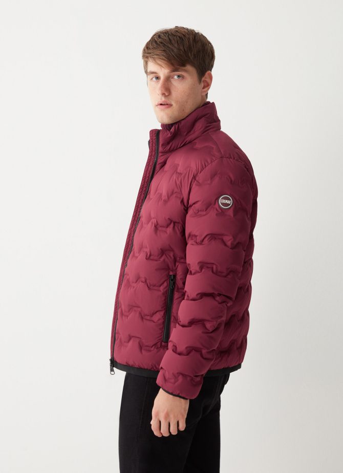 Wavey quilted down jacket with grosgrain band - Image 2