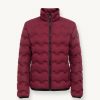 Wavey quilted down jacket with grosgrain band - Image 4