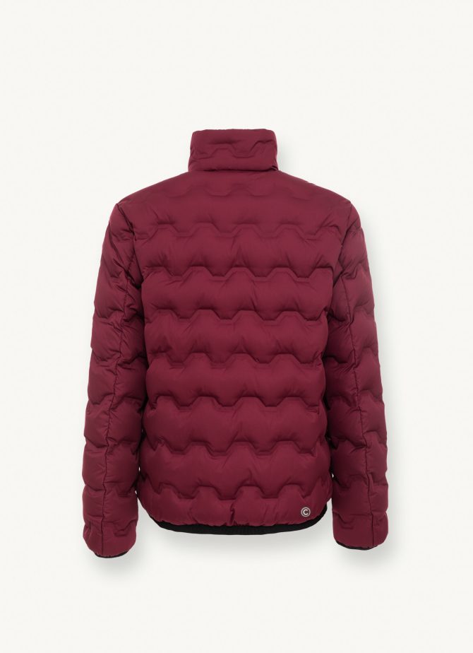 Wavey quilted down jacket with grosgrain band - Image 5