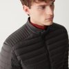 Autumn biker down jacket with drawstring at the bottom - Image 3