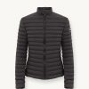 Autumn biker down jacket with drawstring at the bottom - Image 4