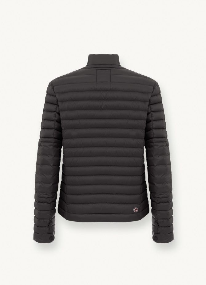Autumn biker down jacket with drawstring at the bottom - Image 5