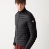 Autumn biker down jacket with drawstring at the bottom - Image 3
