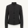 Autumn biker down jacket with drawstring at the bottom - Image 4