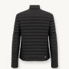 Autumn biker down jacket with drawstring at the bottom - Image 5