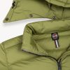 Opaque stretch down jacket with detachable hood - Image 6