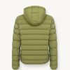 Opaque stretch down jacket with detachable hood - Image 5
