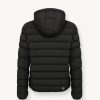 Opaque stretch down jacket with detachable hood - Image 5