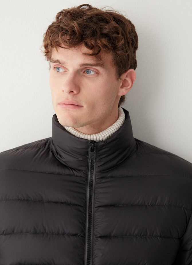 Sporty down jacket without hood - Image 3