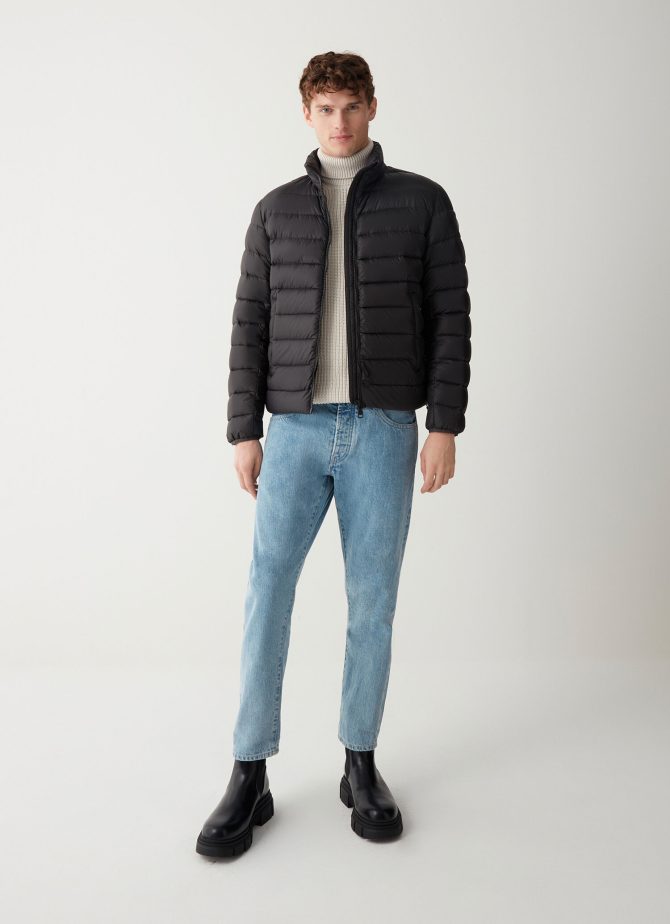 Sporty down jacket without hood - Image 2