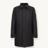 Reversible down jacket with shirt collar - Image 6