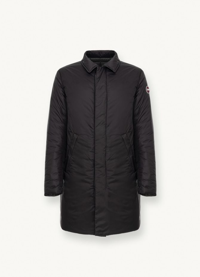 Reversible down jacket with shirt collar - Image 6