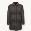 Reversible down jacket with shirt collar - Image 4