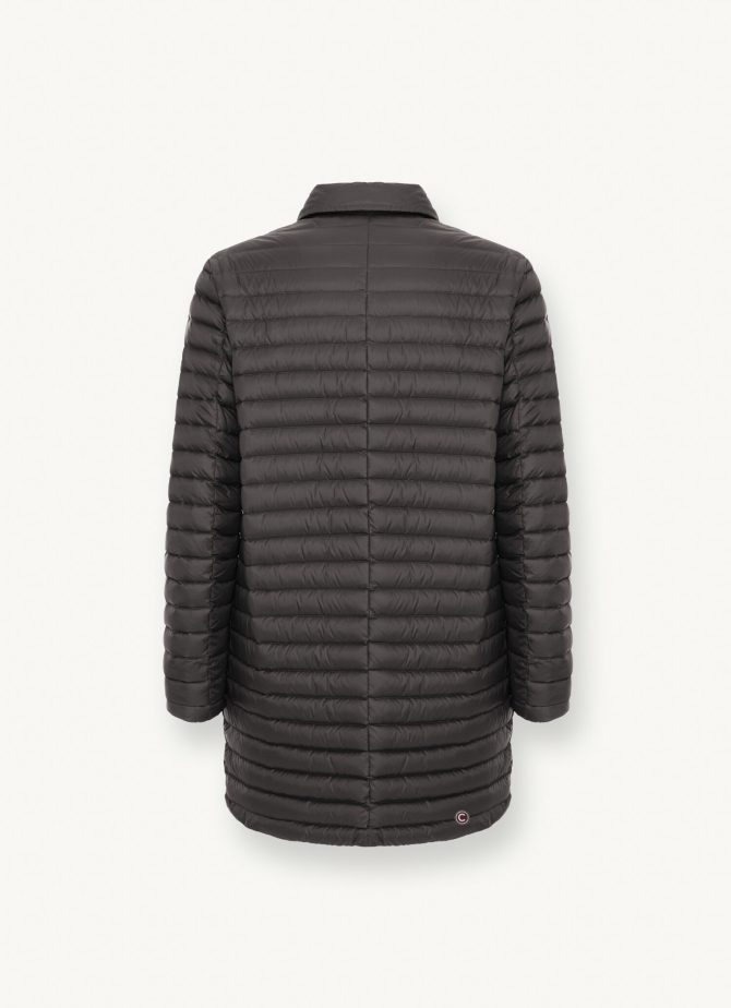 Reversible down jacket with shirt collar - Image 5