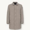 Reversible down jacket with shirt collar - Image 4