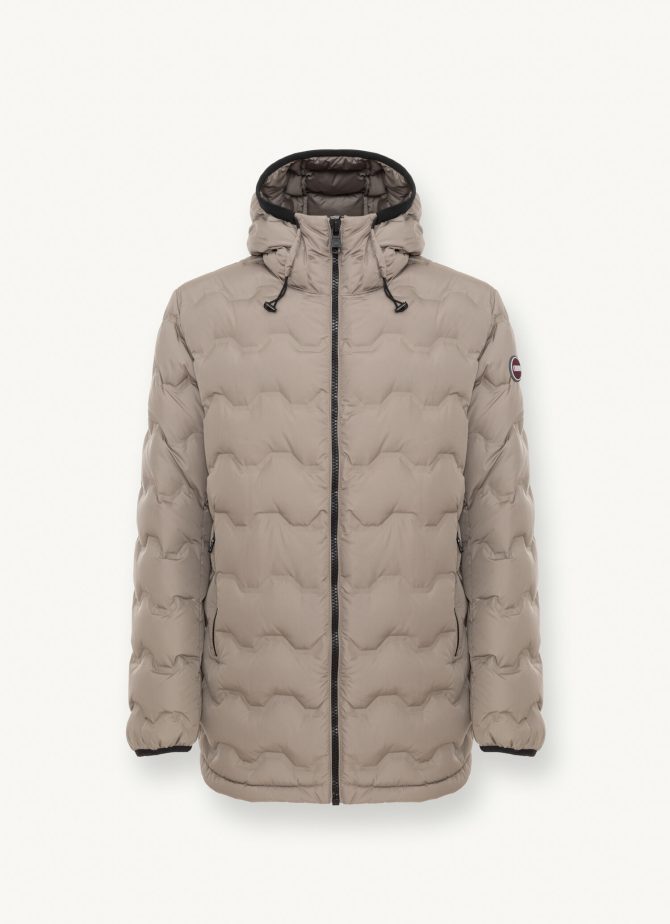 Quilted-effect down jacket - Image 4
