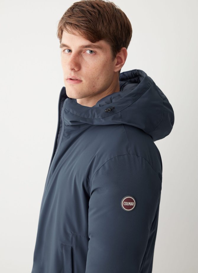 Reversible jacket in stretch fabric - Image 3
