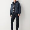 Reversible jacket in stretch fabric