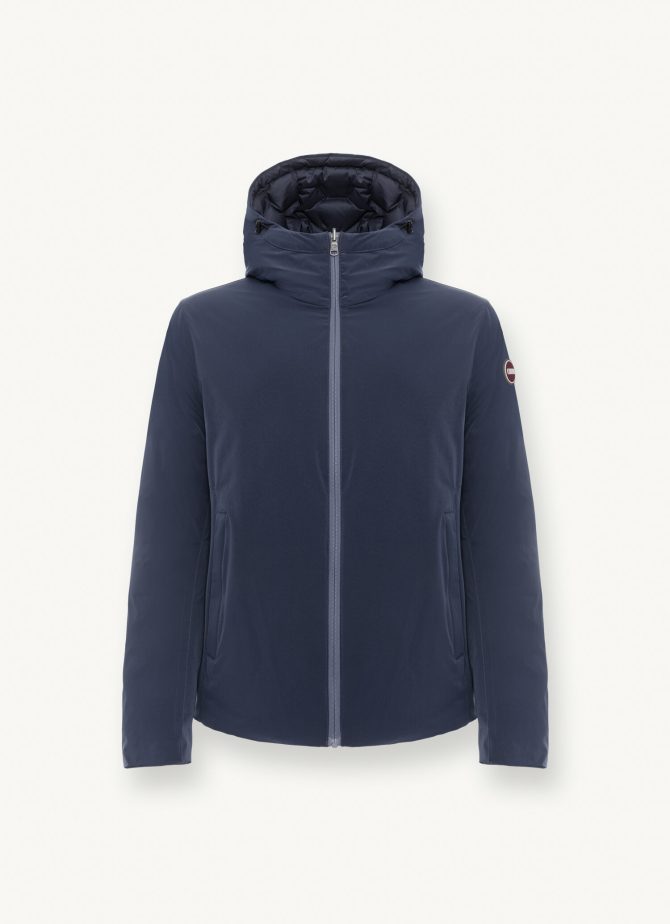 Reversible jacket in stretch fabric - Image 4