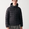 Sporty down jacket with fixed hood - Image 3