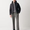 Sporty down jacket with fixed hood - Image 2