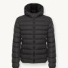Sporty down jacket with fixed hood - Image 4
