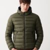 Sporty down jacket with fixed hood - Image 2