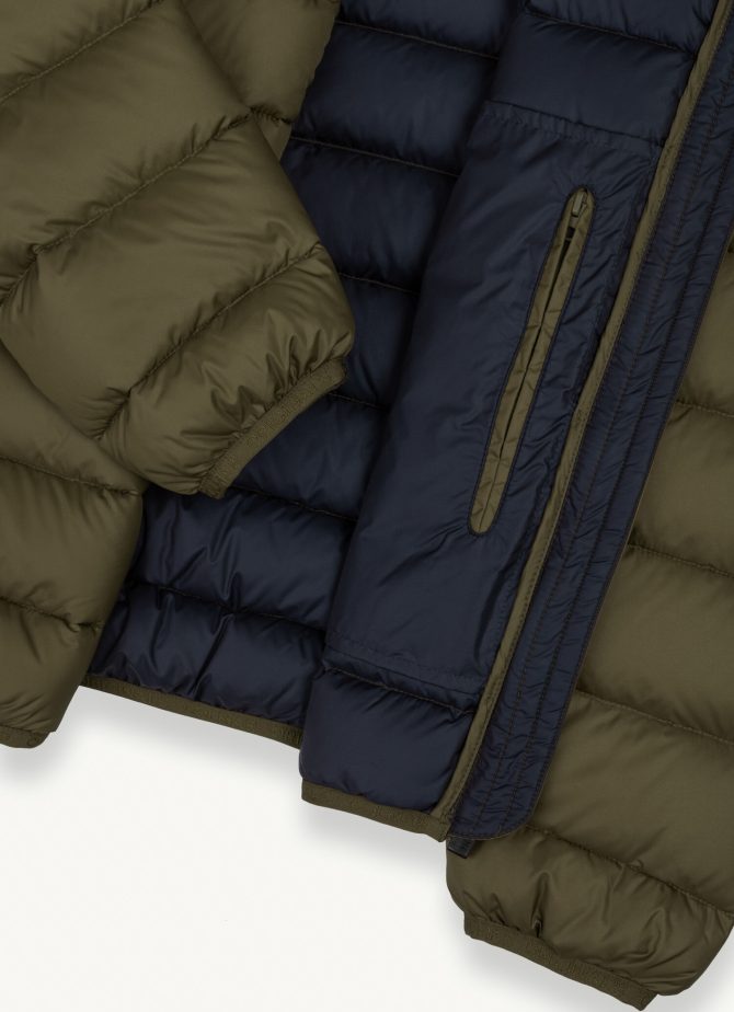 Sporty down jacket with fixed hood - Image 6