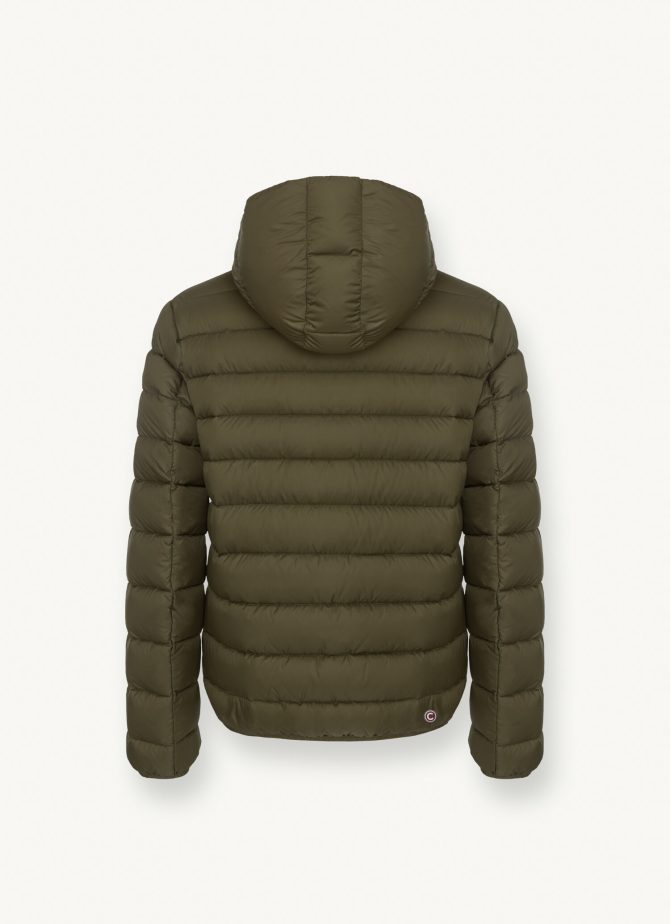 Sporty down jacket with fixed hood - Image 5