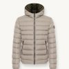 Sporty down jacket with fixed hood - Image 4