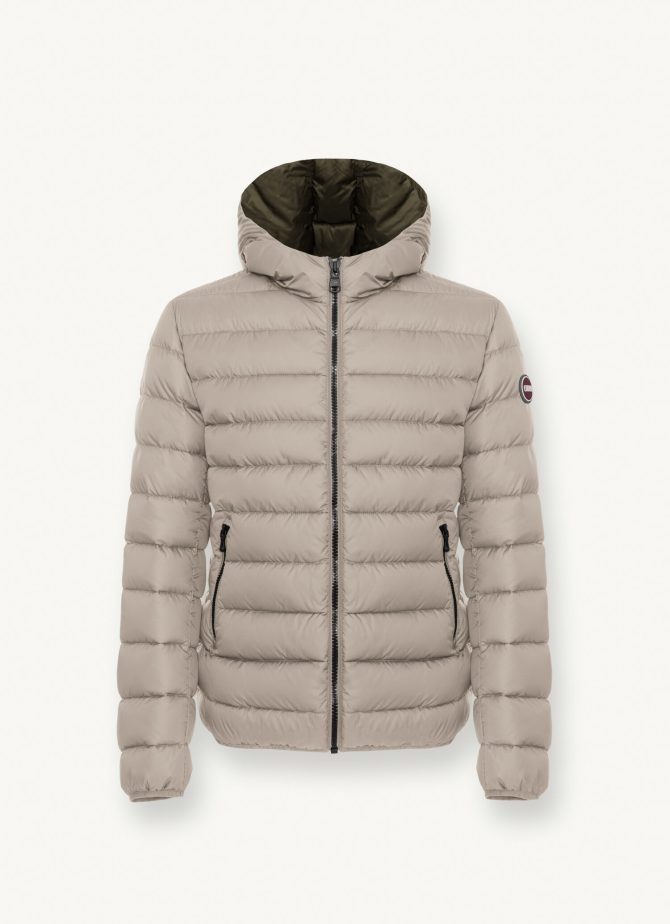 Sporty down jacket with fixed hood - Image 4