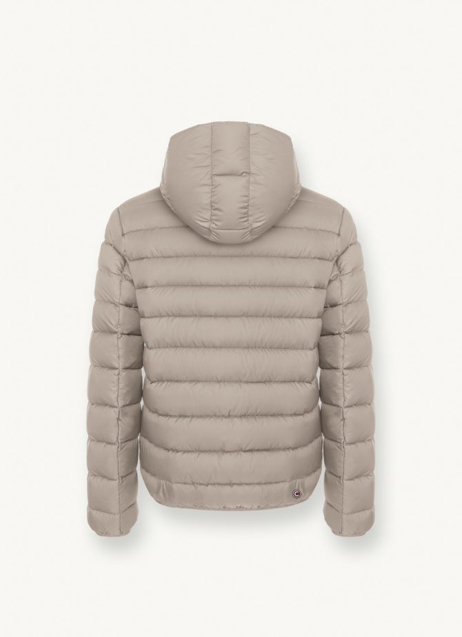 Sporty down jacket with fixed hood - Image 5