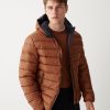 Sporty down jacket with fixed hood - Image 3