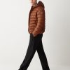 Sporty down jacket with fixed hood - Image 2