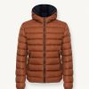 Sporty down jacket with fixed hood - Image 4