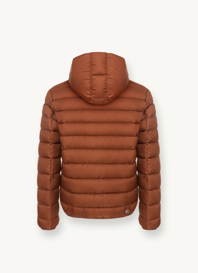 Sporty down jacket with fixed hood - Image 5