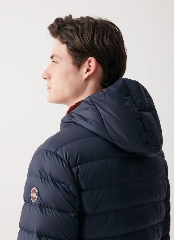 Sporty down jacket with fixed hood - Image 3