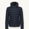 Sporty down jacket with fixed hood - Image 4