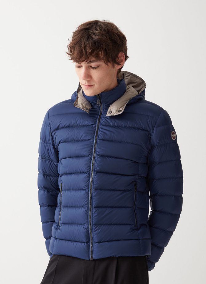 Sporty down jacket with detachable hood - Image 3