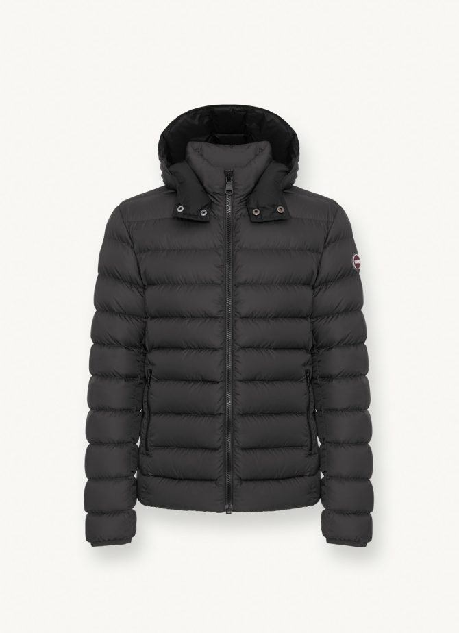 Sporty down jacket with detachable hood - Image 4