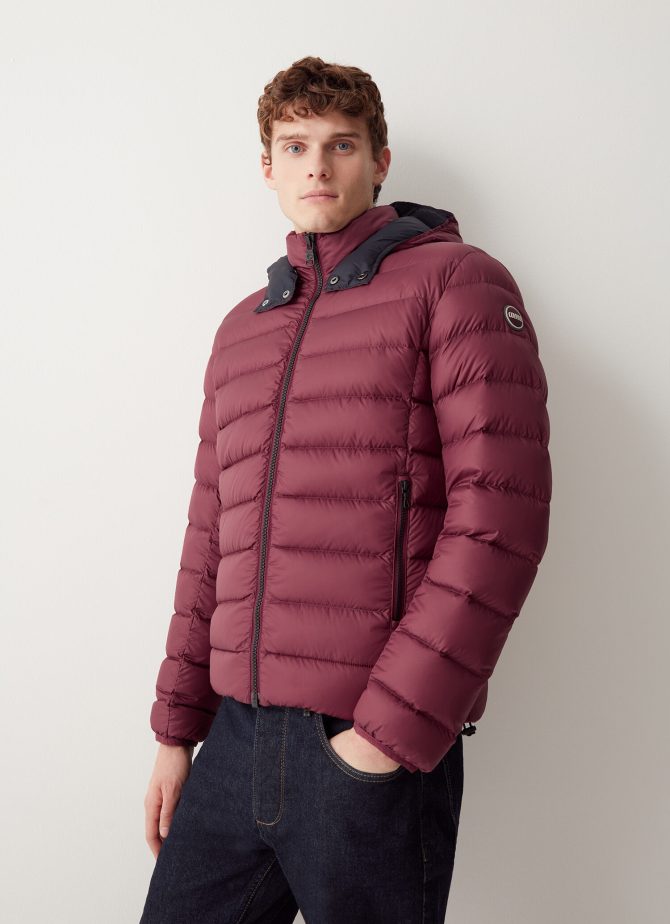 Sporty down jacket with detachable hood - Image 3
